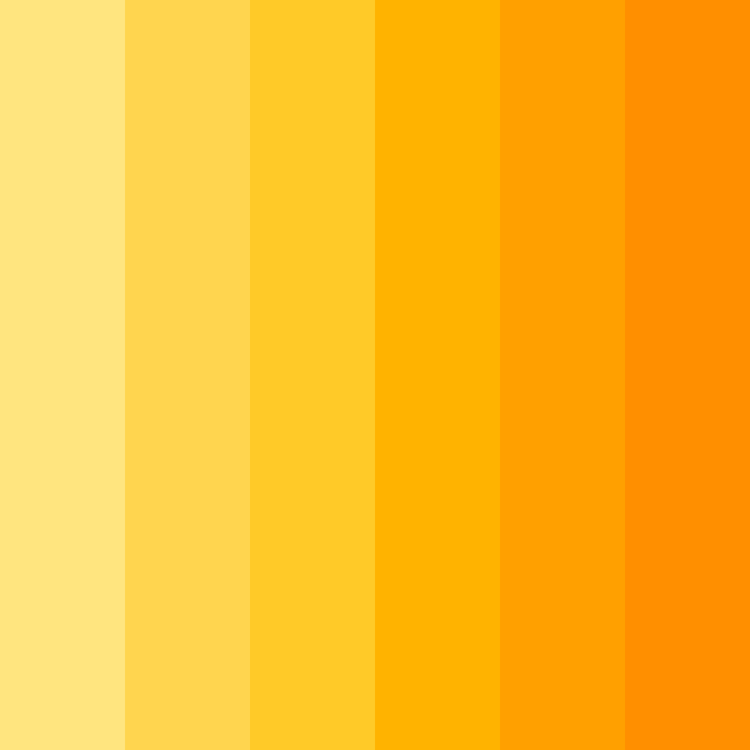 Download sunset golds color palette PNG image (square)