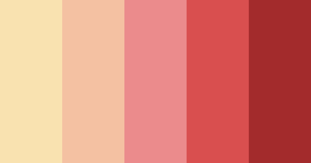Download blush of sunset color palette PNG image (landscape)