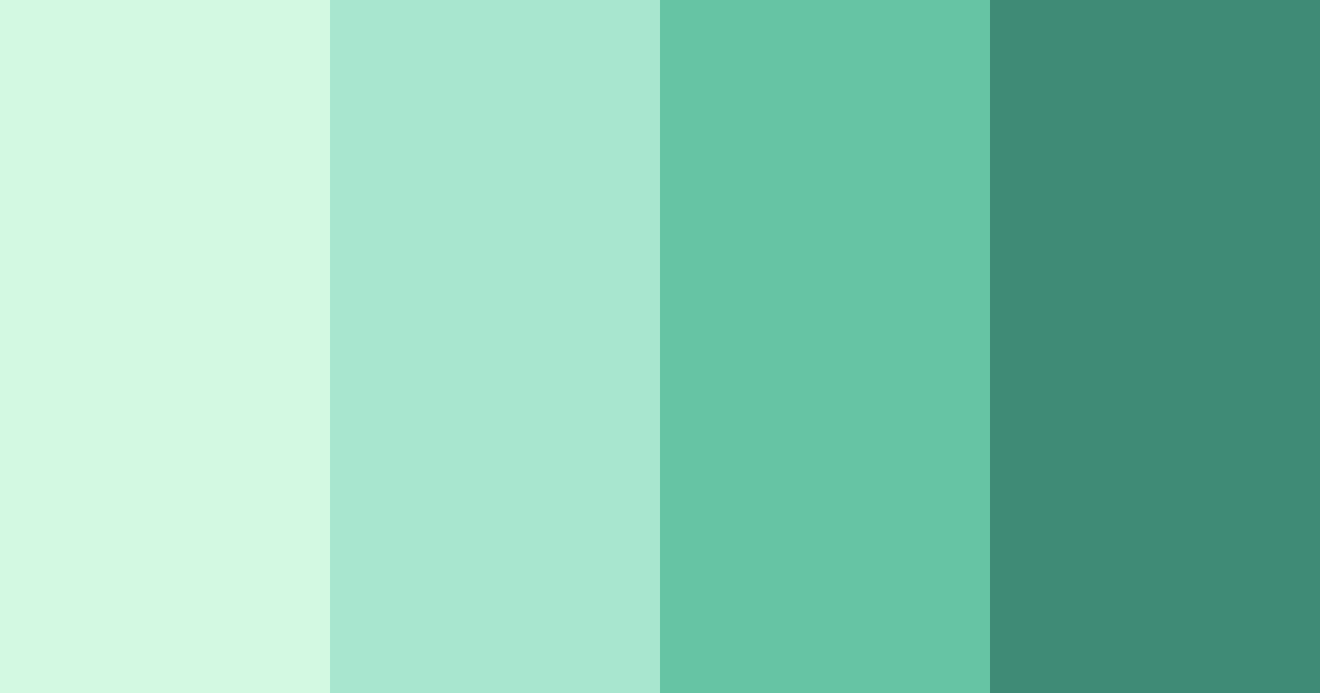 Download healing harmony color palette PNG image (landscape)