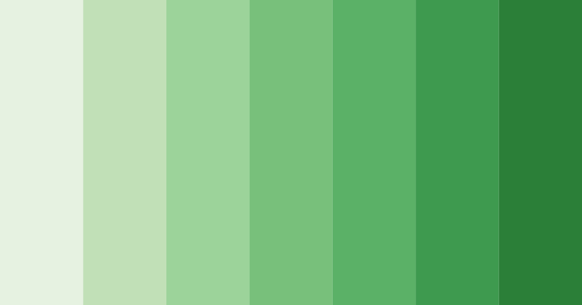 Download verdant harmony color palette PNG image (landscape)