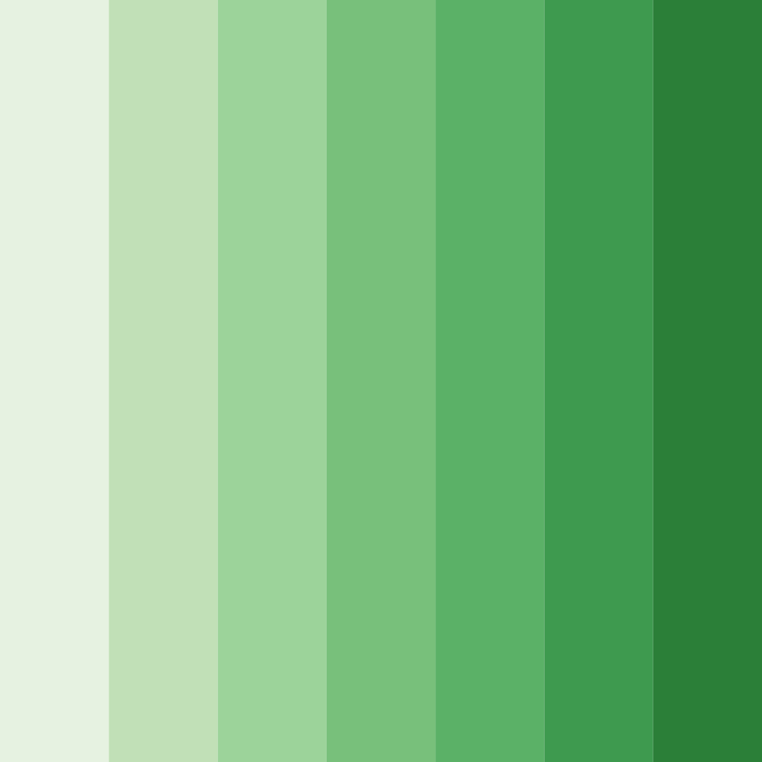 Download verdant harmony color palette PNG image (square)