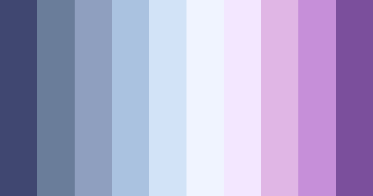Download shades of blue color palette PNG image (landscape)