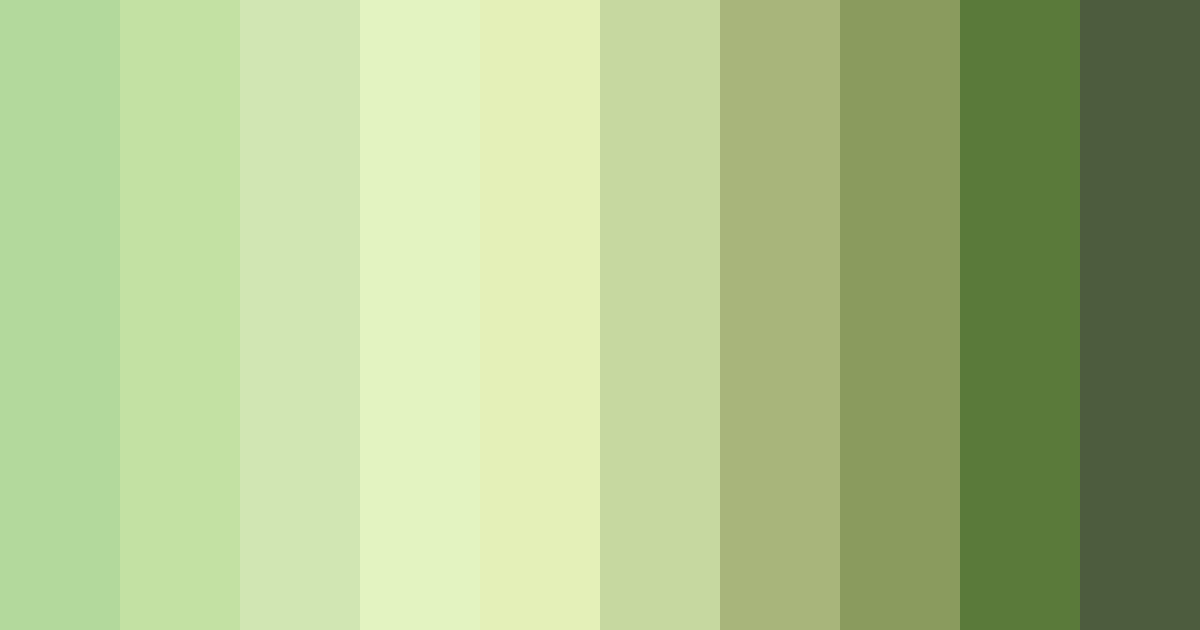 Download green mold color palette PNG image (landscape)