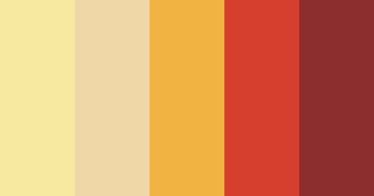 Download warm sunset color palette PNG image (landscape)