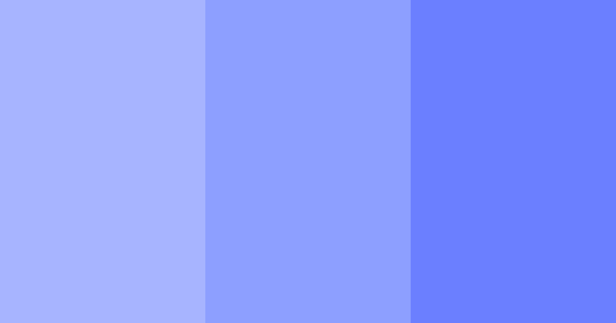 Download light blue color palette PNG image (landscape)