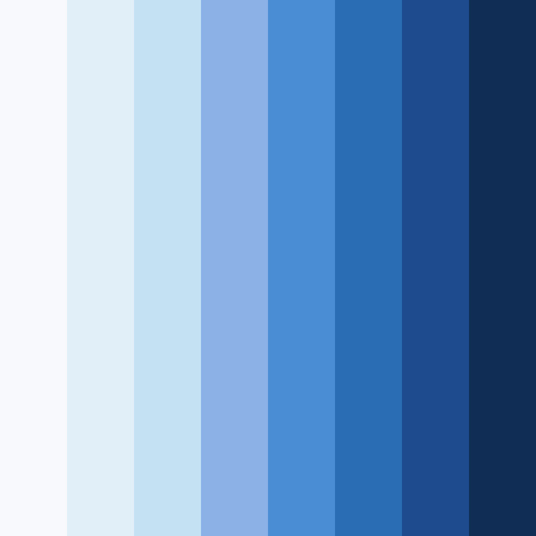 Download blue ocean color palette PNG image (square)