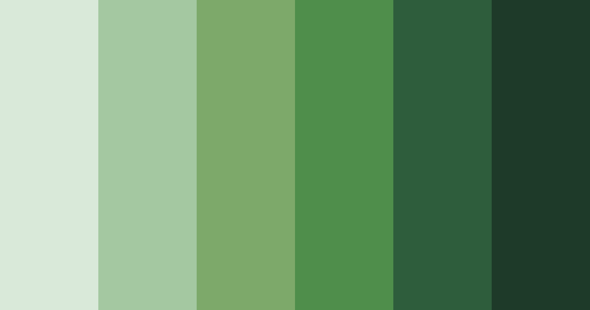 Download verdant haven color palette PNG image (landscape)