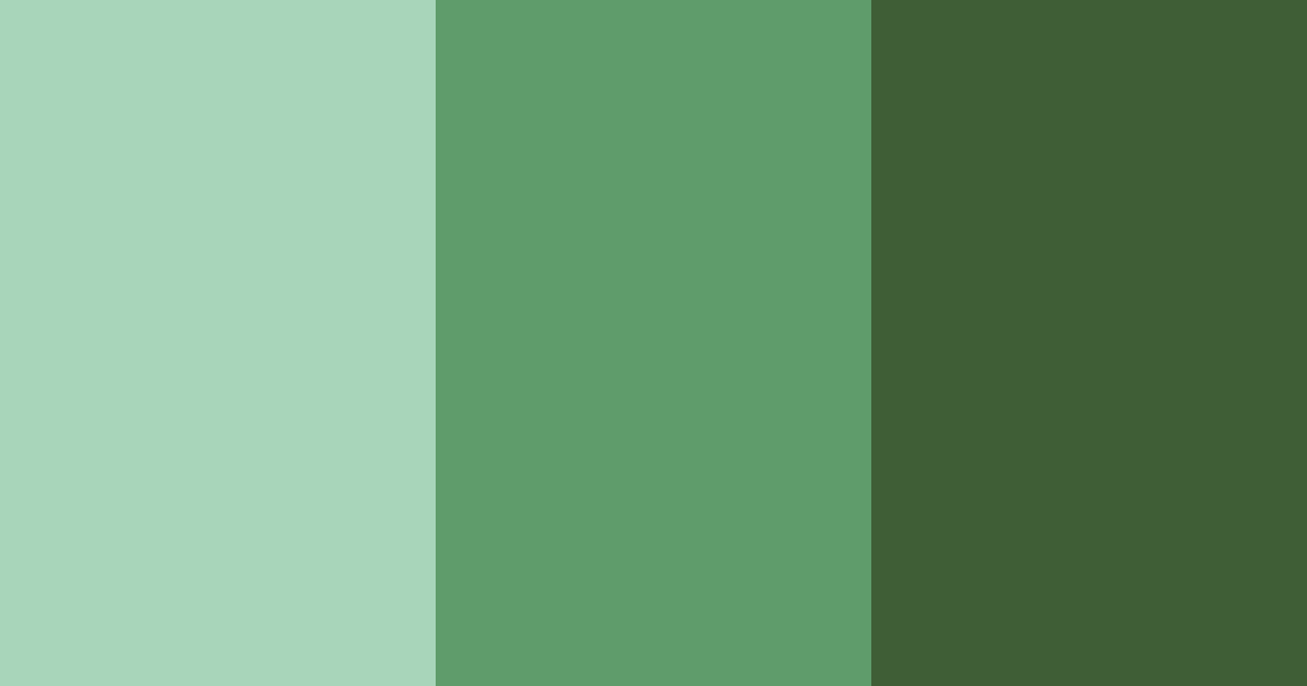 Download green forest color palette PNG image (landscape)
