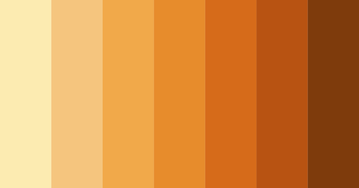 Download autumn harvest glow color palette PNG image (landscape)