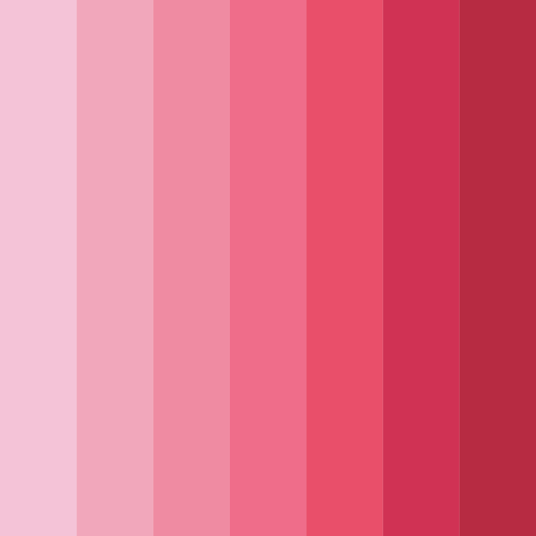Download cotton candy pink dream color palette PNG image (square)