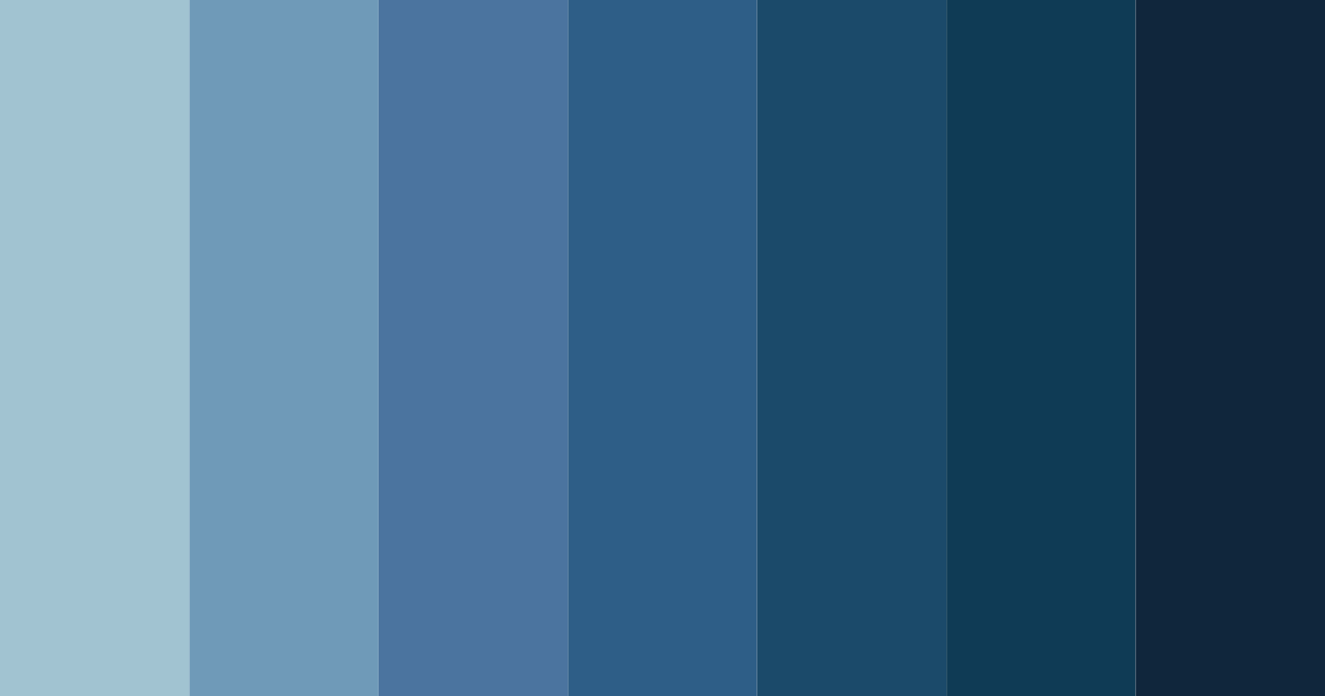 Download dark teal color palette PNG image (landscape)