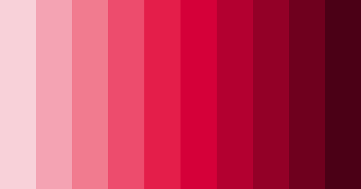 Download blushing rose symphony color palette PNG image (landscape)