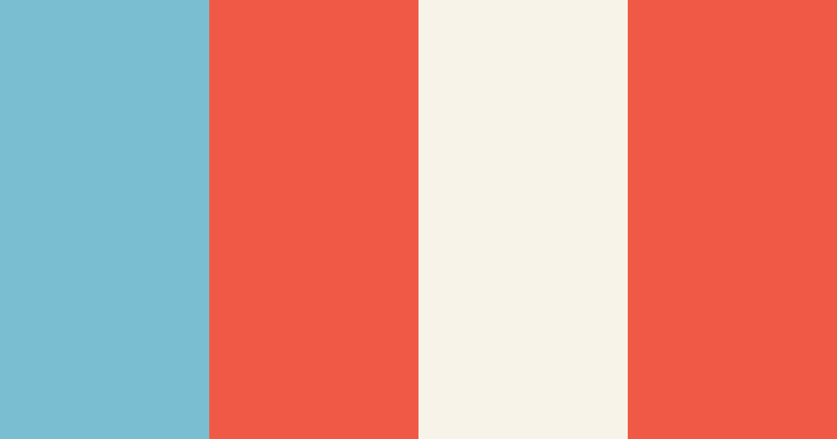 Download minty peach color palette PNG image (landscape)