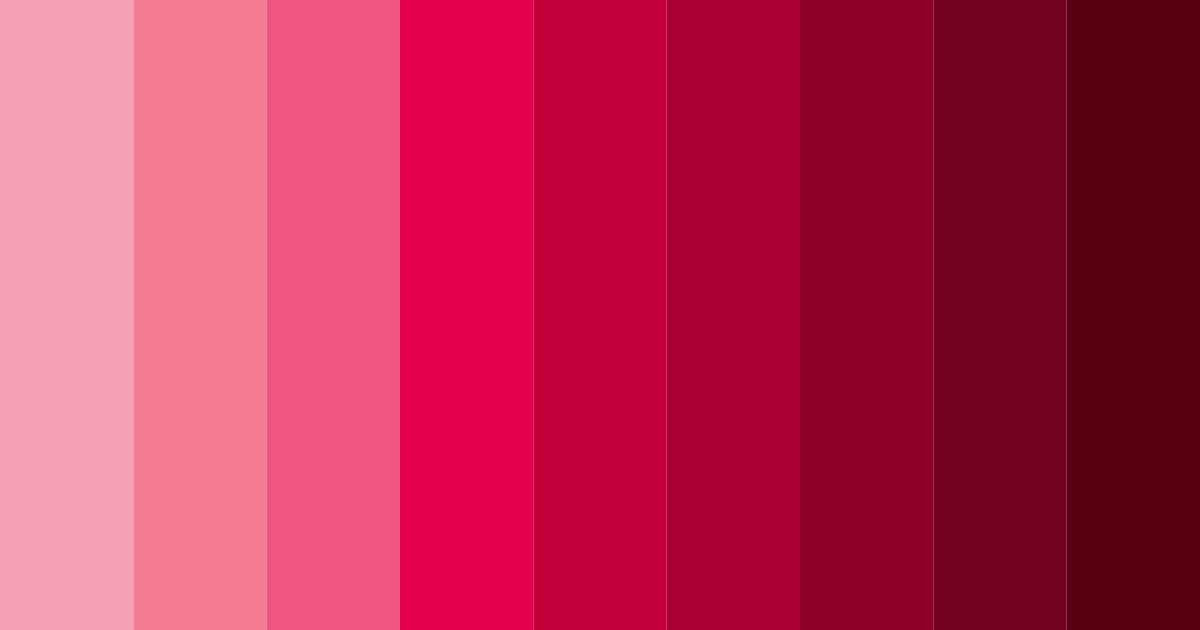 Download crimson blooms color palette PNG image (landscape)
