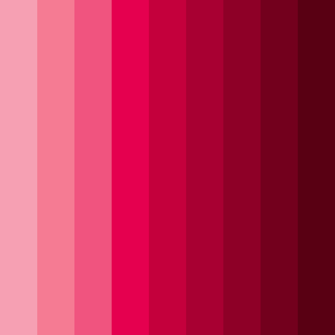 Download crimson blooms color palette PNG image (square)
