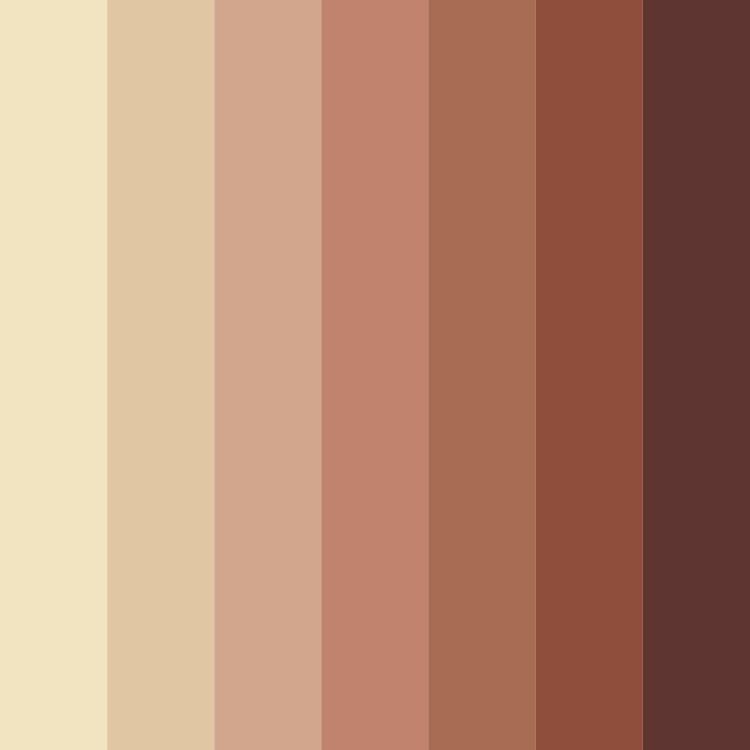 Download ancient rosewood color palette PNG image (square)
