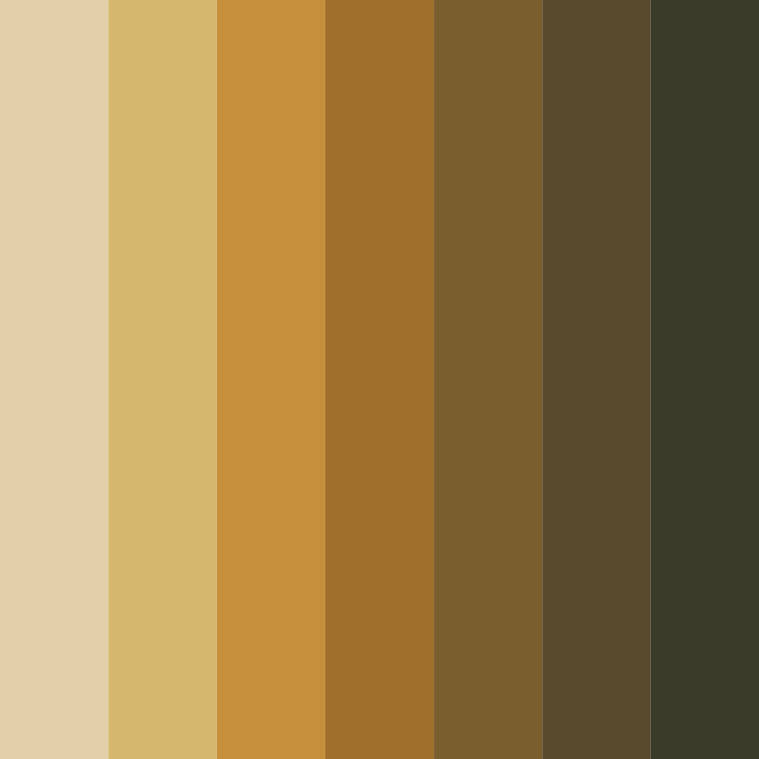 Download earthen embrace color palette PNG image (square)