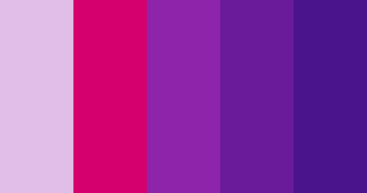 Download royal enchantment color palette PNG image (landscape)