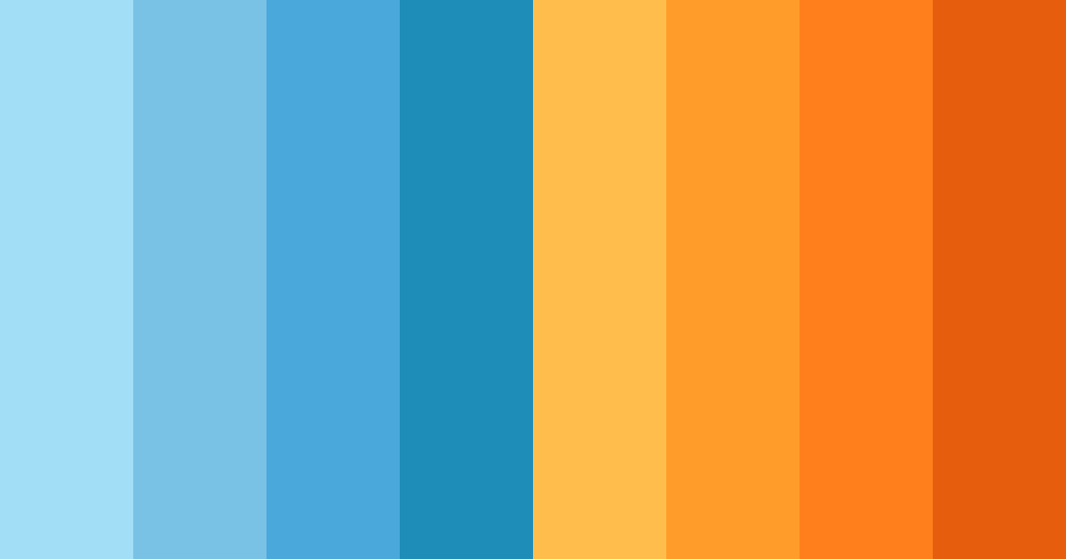 Download skyfire breeze color palette PNG image (landscape)