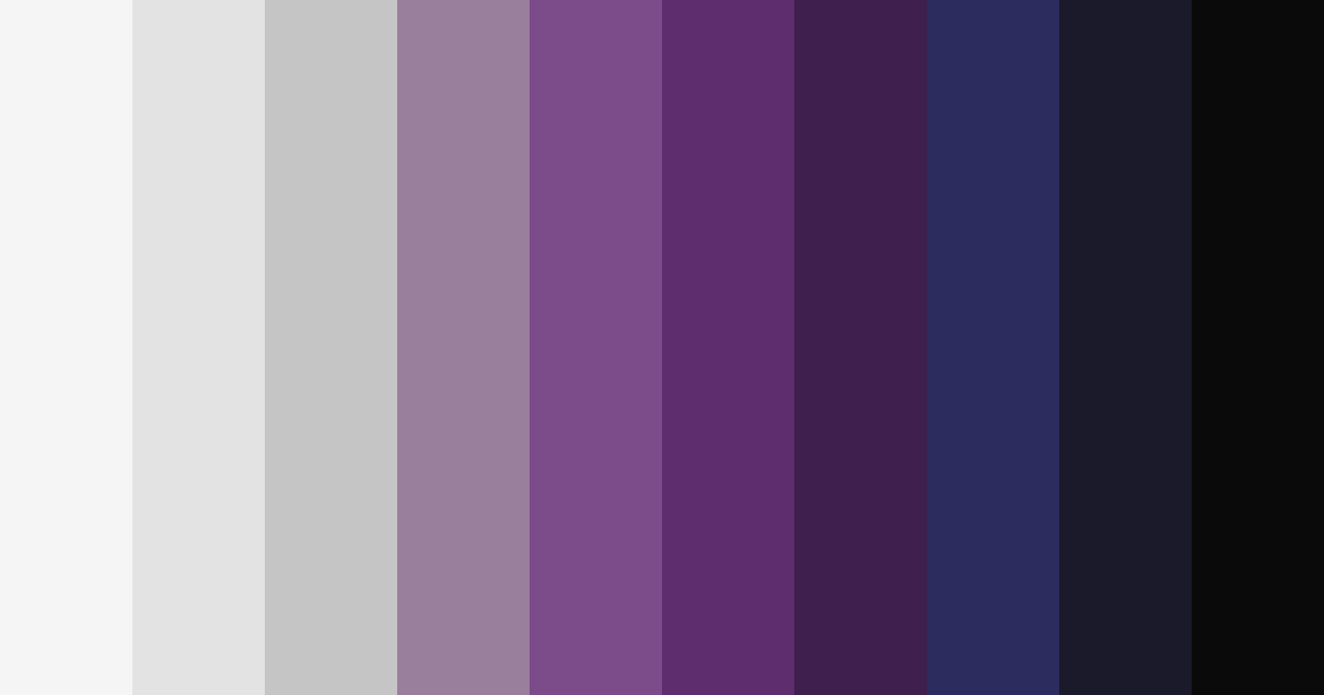 Download nocturnal elegance color palette PNG image (landscape)