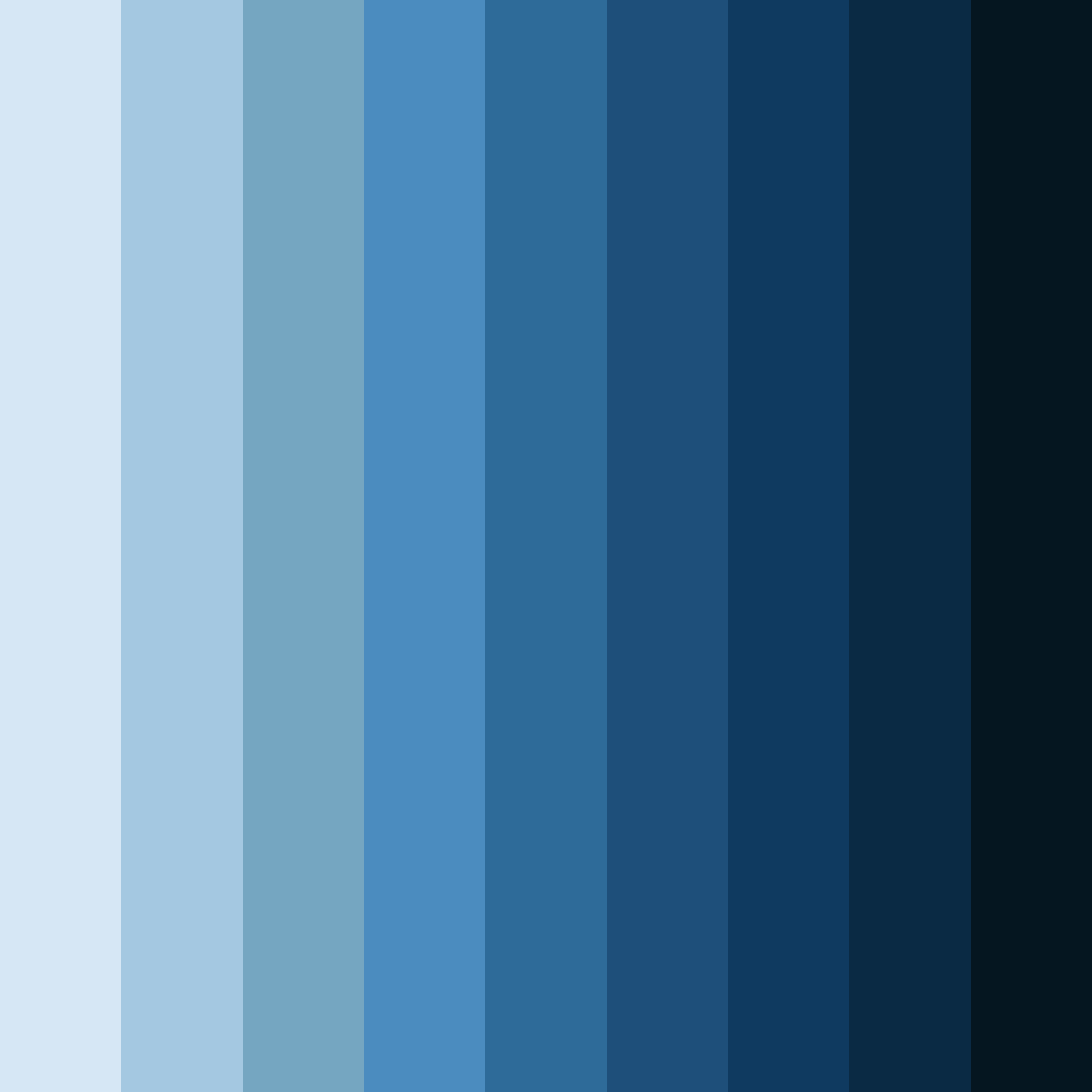 Download blue elegance color palette PNG image (square)