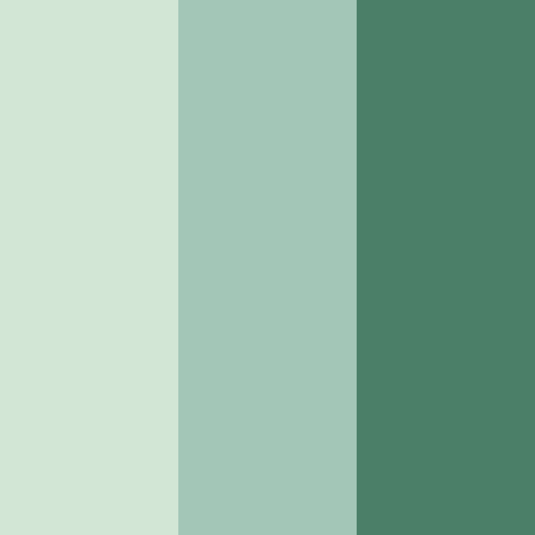 Download green elegance color palette PNG image (square)