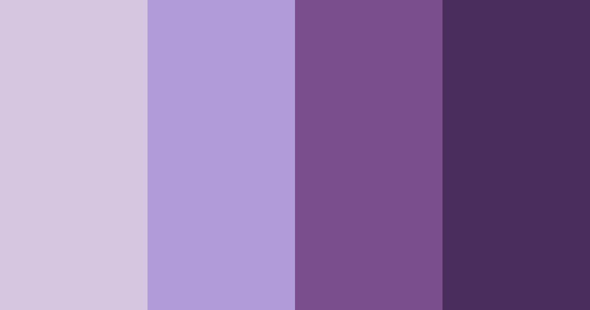 Download mystic amethyst dreams color palette PNG image (landscape)