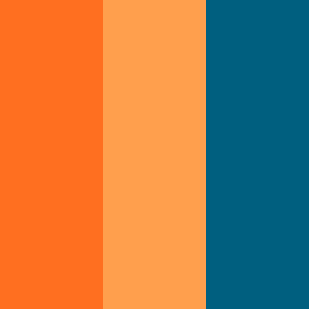 Download sunset waves color palette PNG image (square)