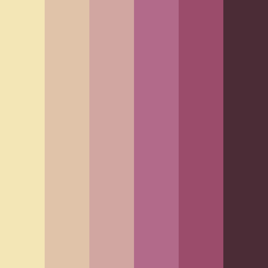 Download desert rosewood color palette PNG image (square)