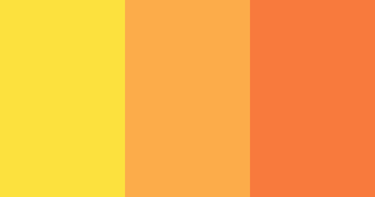 Download sunny yellow color palette PNG image (landscape)