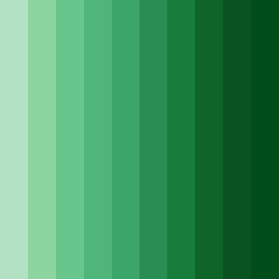 Download dark green symphony color palette PNG image (square)