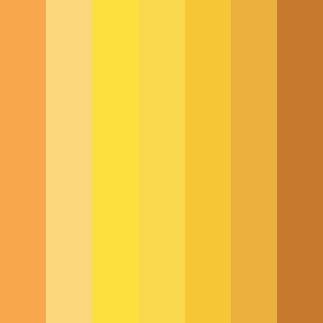 Download sunset citrus color palette PNG image (square)