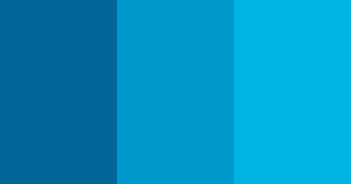 Download blue ocean color palette PNG image (landscape)