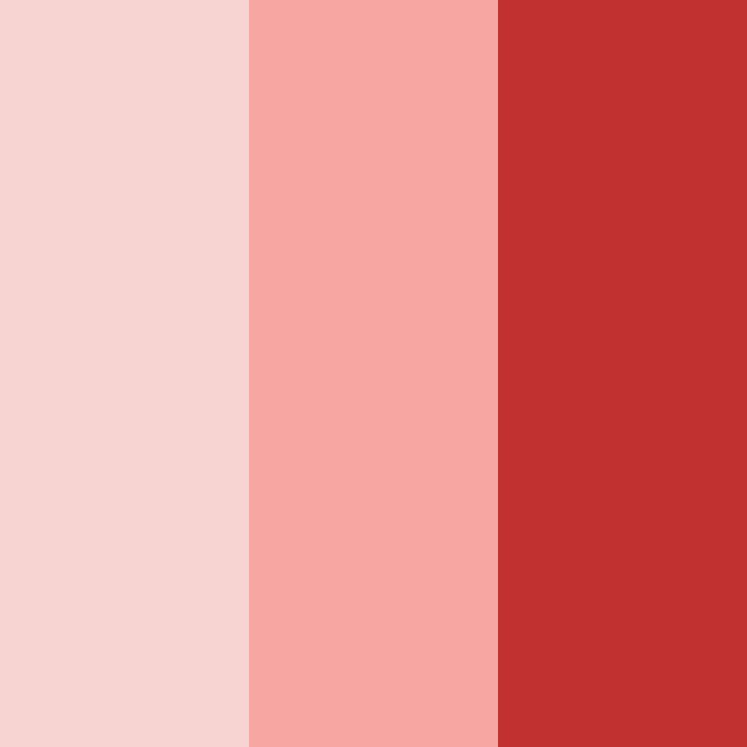 Download red and white harmony color palette PNG image (square)