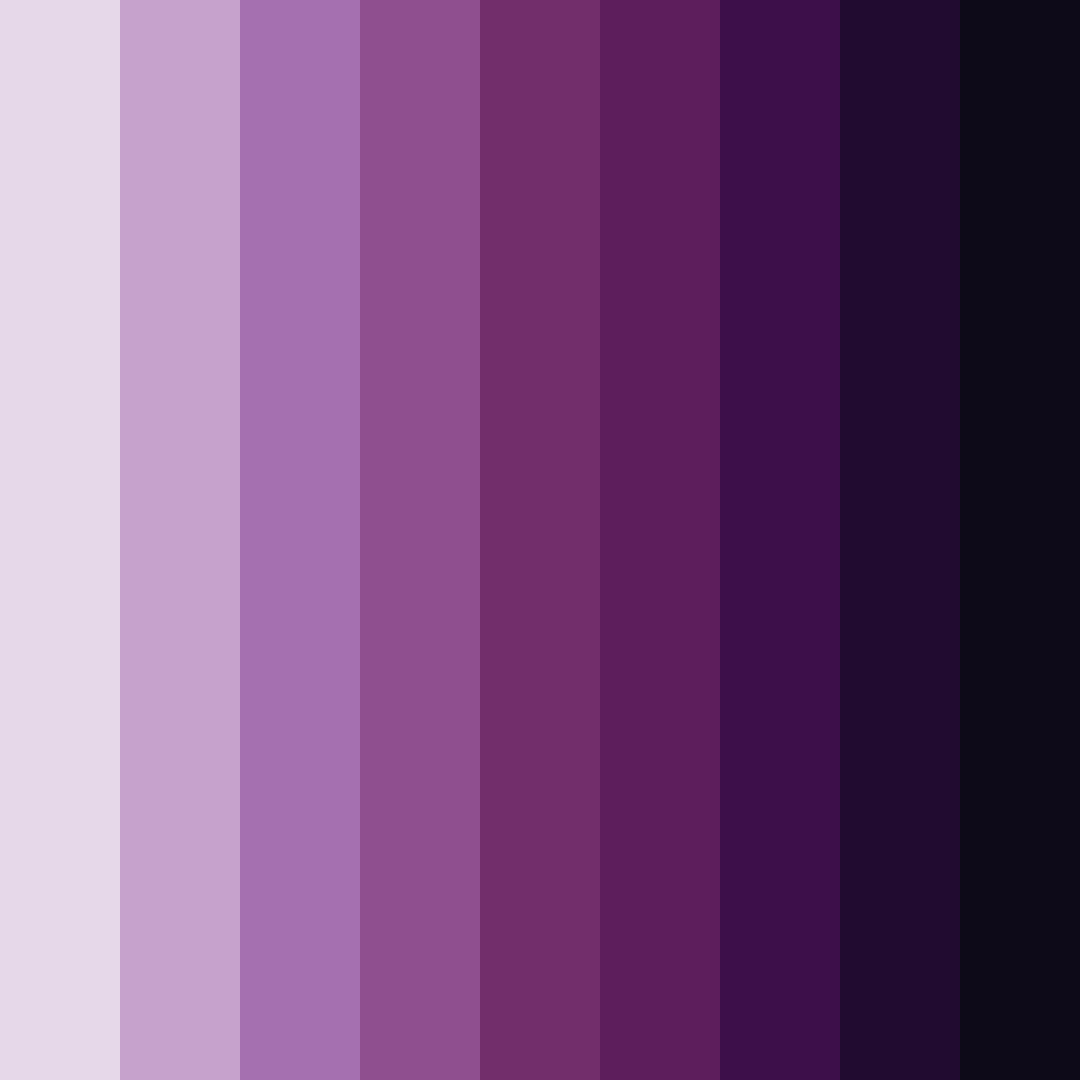Download dark purple elegance color palette PNG image (square)