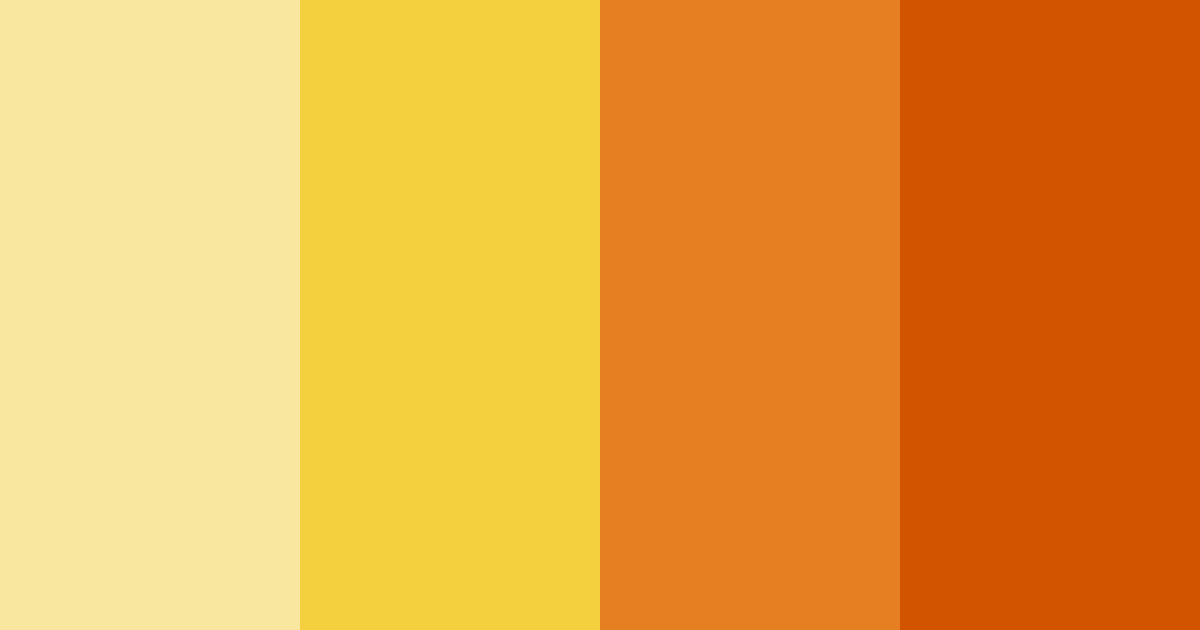 Download golden autumn ember color palette PNG image (landscape)