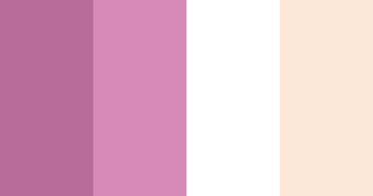 Download rose quartz color palette PNG image (landscape)