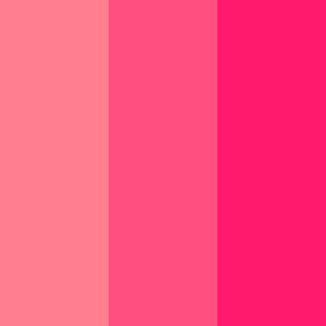 Download vibrant pink red color palette PNG image (square)