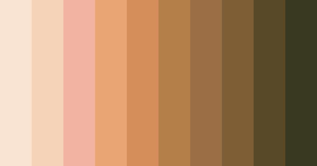 Download brown coffee color palette PNG image (landscape)
