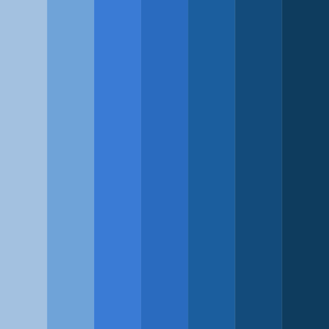 Download azure symphony color palette PNG image (square)