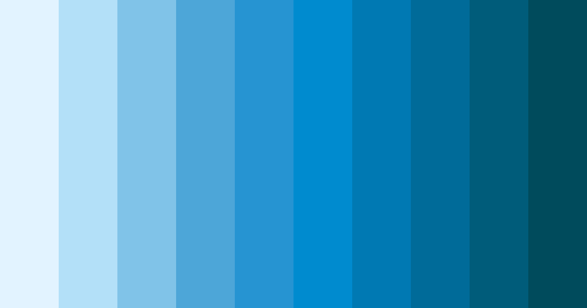 Download ocean breeze symphony color palette PNG image (landscape)