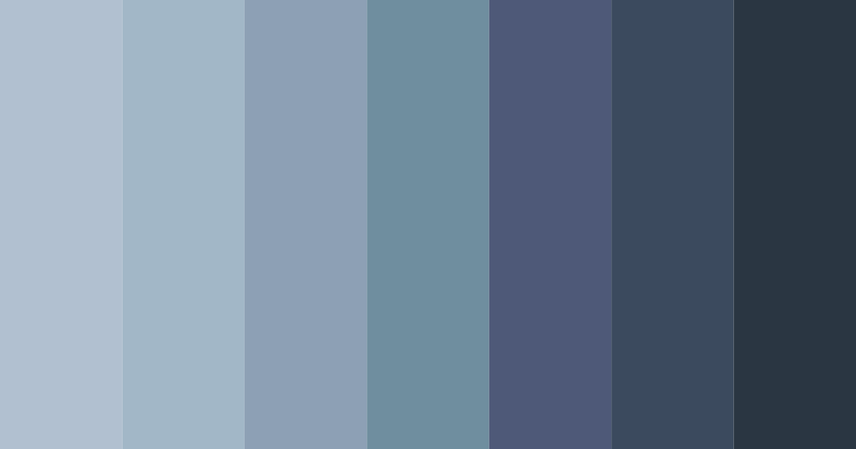 Download oceanic twilight color palette PNG image (landscape)