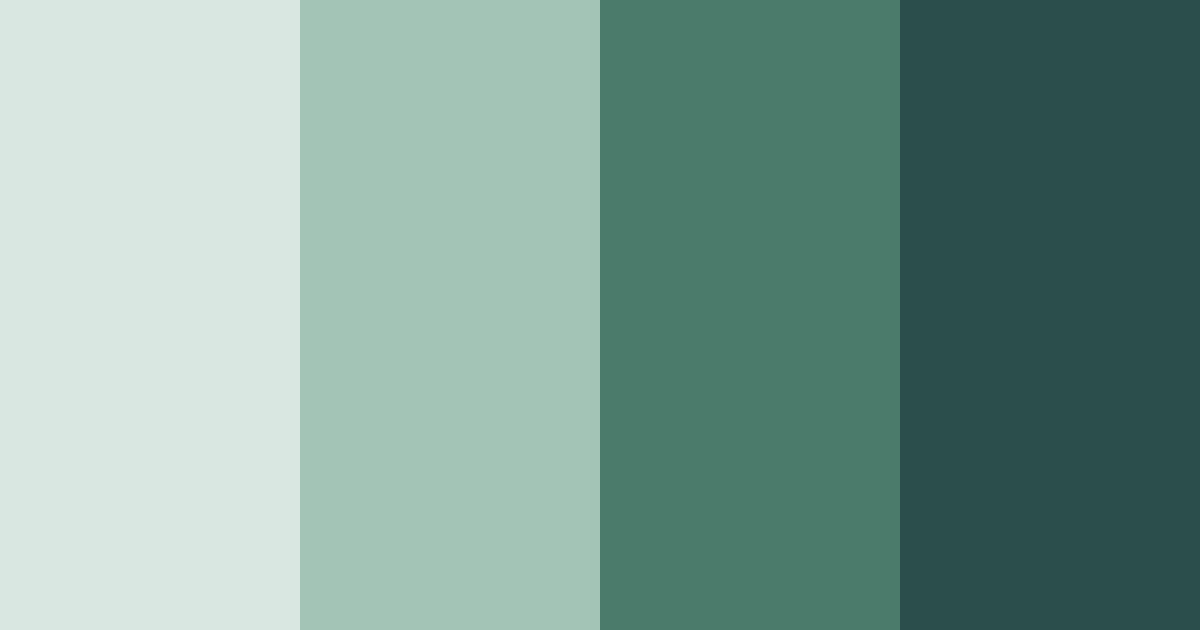Download frosted evergreen grove color palette PNG image (landscape)