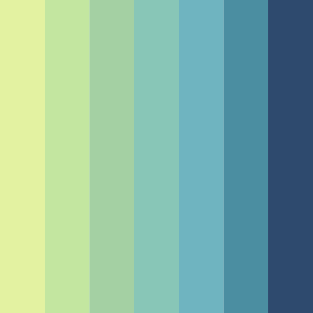 Download pastoral serenity color palette PNG image (square)