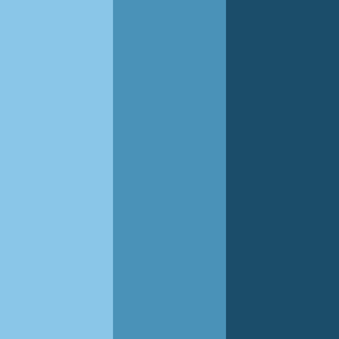 Download deep blue dream color palette PNG image (square)