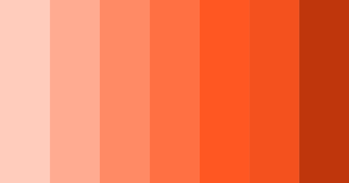 Download sunset embrace color palette PNG image (landscape)