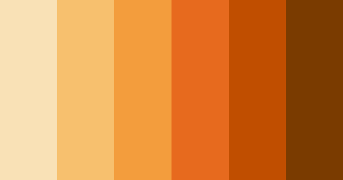 Download autumn ember glow color palette PNG image (landscape)