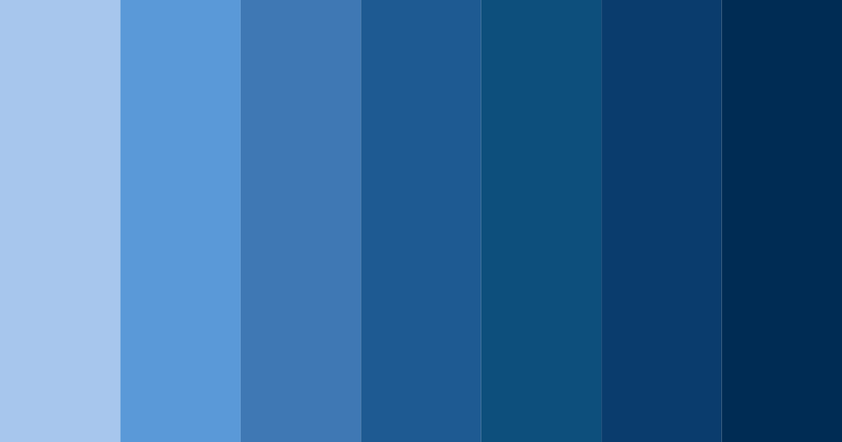 Download cerulean cascade color palette PNG image (landscape)