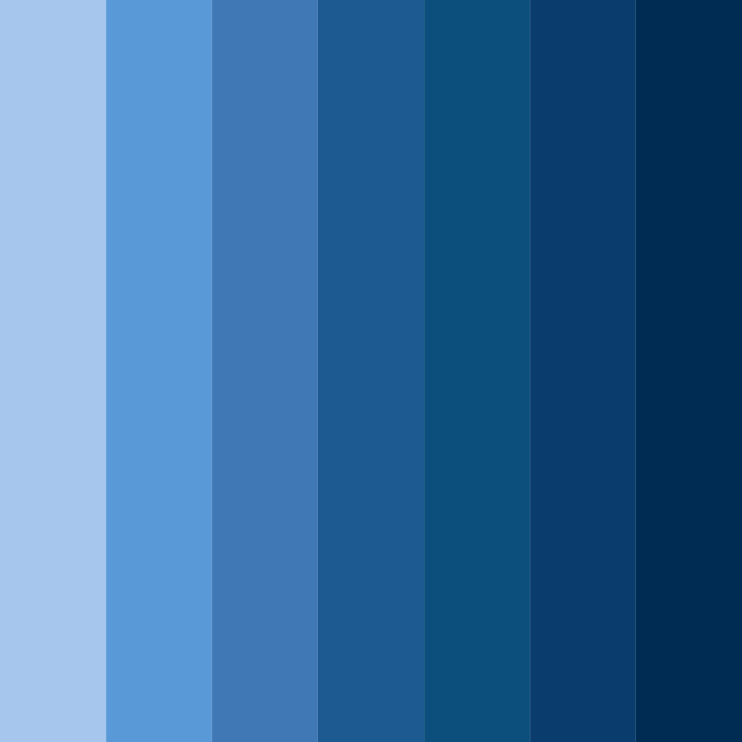 Download cerulean cascade color palette PNG image (square)