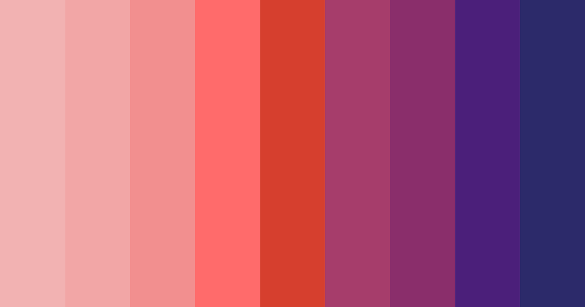 Download crimson dreams color palette PNG image (landscape)